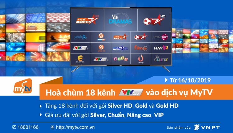 VTVCab trên truyền hình MyTV – Thêm chùm kênh thêm nhiều ưu đãi
