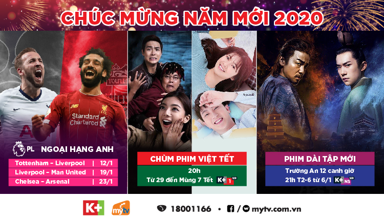 Chương trình đặc sắc trên K+ tháng 01.2020