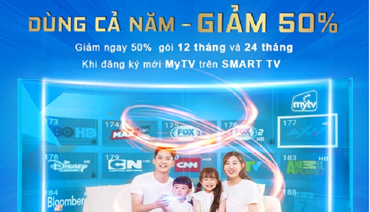 Săn khuyến mại khủng khi đăng ký MyTV qua VNPT Pay