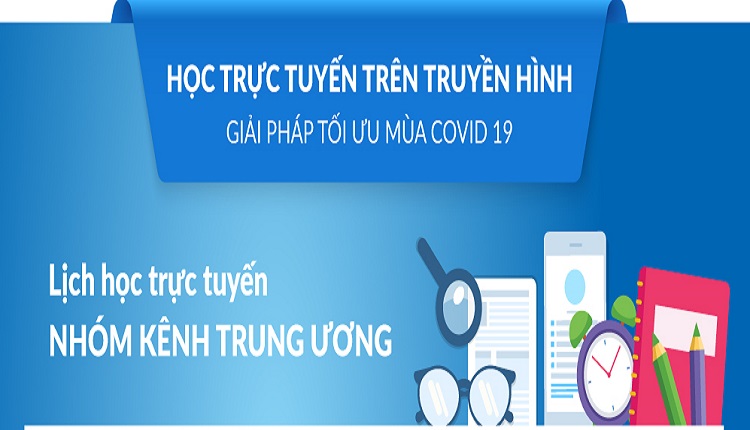 Lịch học trực tuyến trên truyền hình Hà Nội (Cập nhật 20/03/2020)