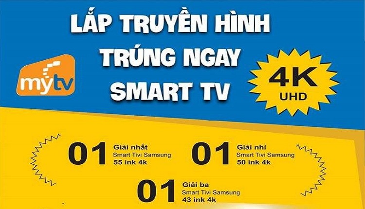Chương trình quay số trúng thưởng - Chào đón sinh nhật MyTV 10 năm tại Ninh Bình