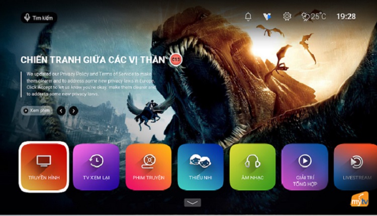 Truyền hình MyTV bất ngờ tung giao diện mới cực nuột và chuyên nghiệp