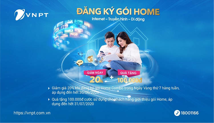VNPT tặng ưu đãi kép cho khách hàng đăng ký Internet – Truyền hình