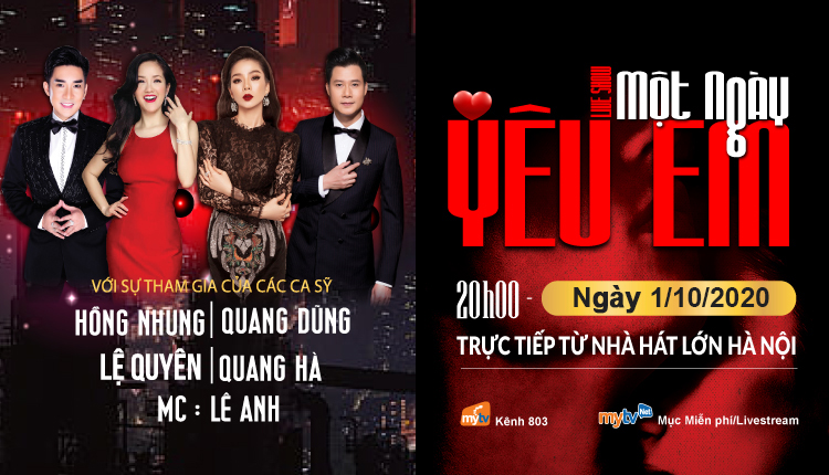 MỘT NGÀY YÊU EM - Liveshow âm nhạc đẳng cấp đón “Mùa Yêu”